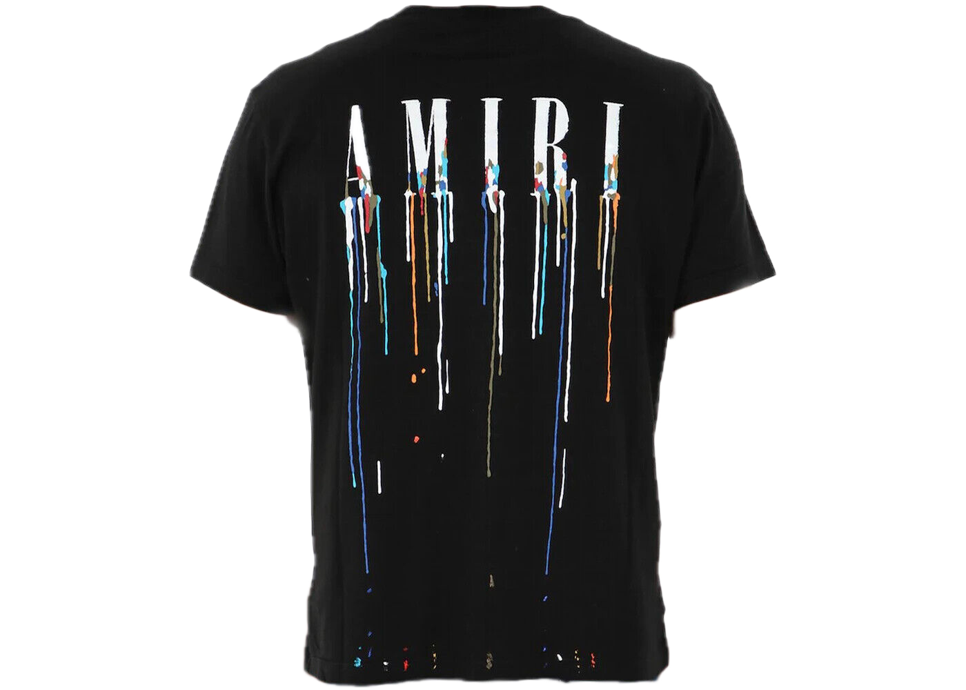 AMIRI Paint Drip Logo Tee Black