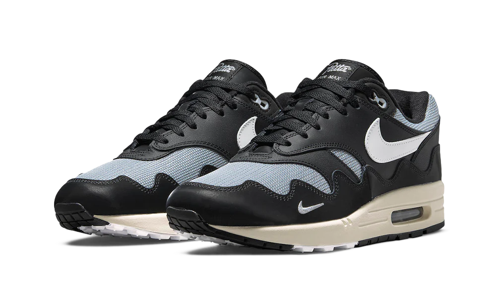 Nike Air Max 1 Patta Black Grey (Special Box + Bracelet)