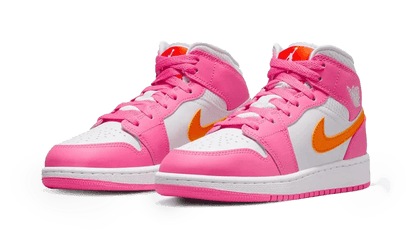 Jordan 1 Mid Pinksicle Safety Orange (GS)